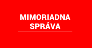 Mimoriadne núdzové opatrenia 1